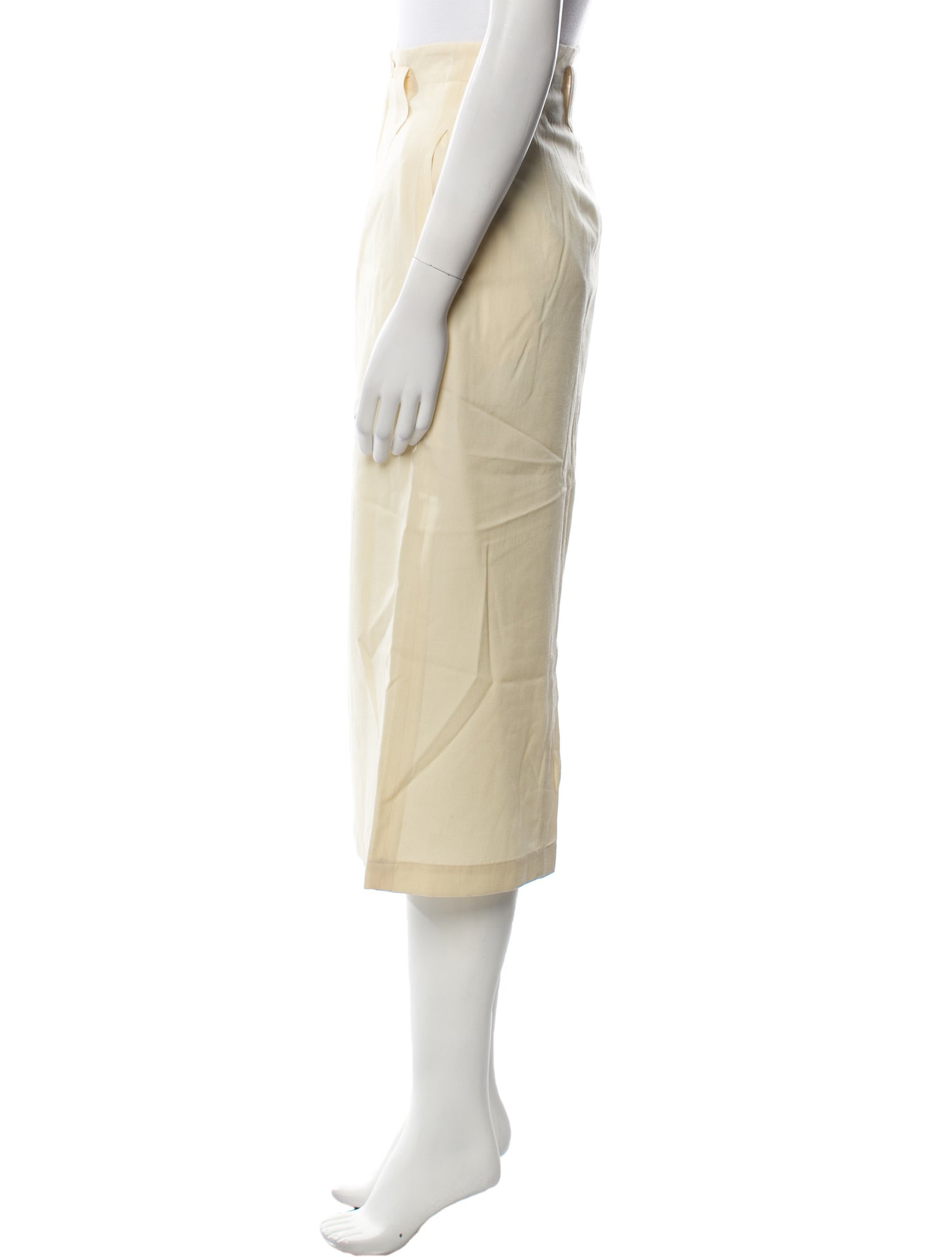 tricot COMME des GARÇONS Wool Midi Length Skirt